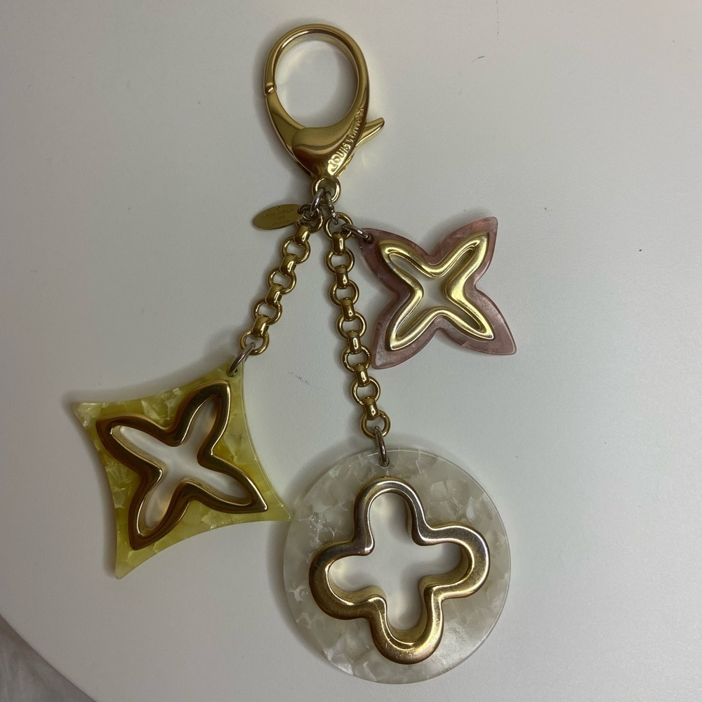LV EUC Flower Bijou Sac Bag Charm - Full Inclusion COA